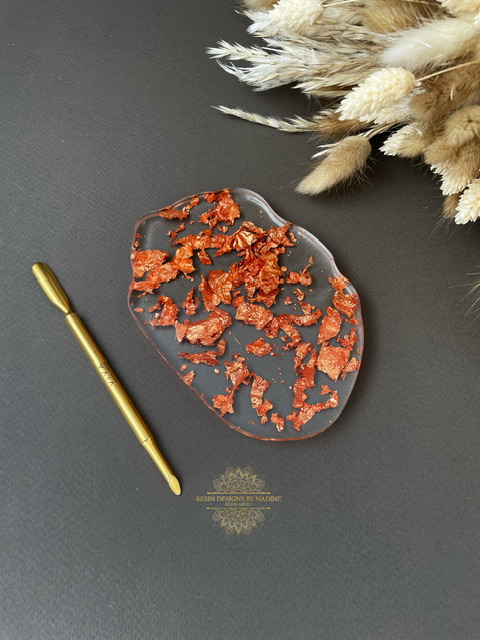 Copper nail art palette