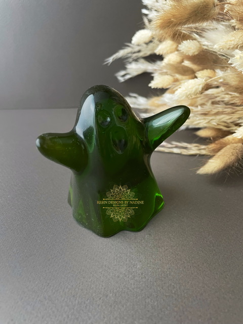 green ghost decoration